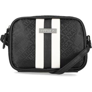 Women's Black Lakeside PU leather Candid Camera Adjustable Crossbody Bag
